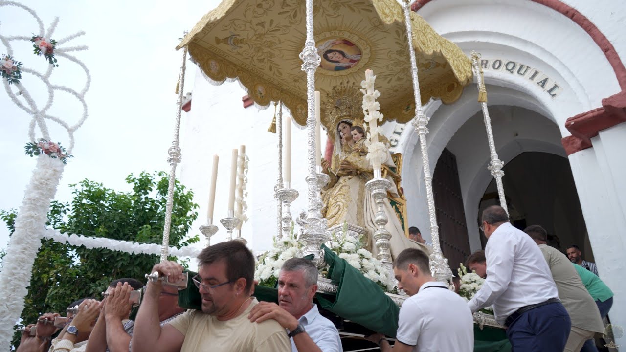 SALIDA DE LA VIRGEN DE LA SANGRE DE HUÉVAR DEL ALJARAFE - BCT PRESENTACIÓN AL PUEBLO