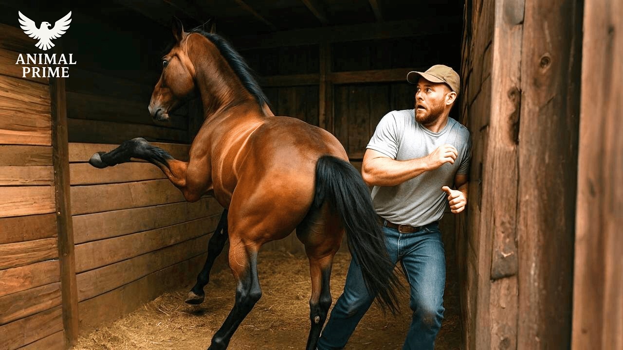 Why Horses Kick When They Feel Trapped: Reflex You Should Never Ignore | Animal Documentary