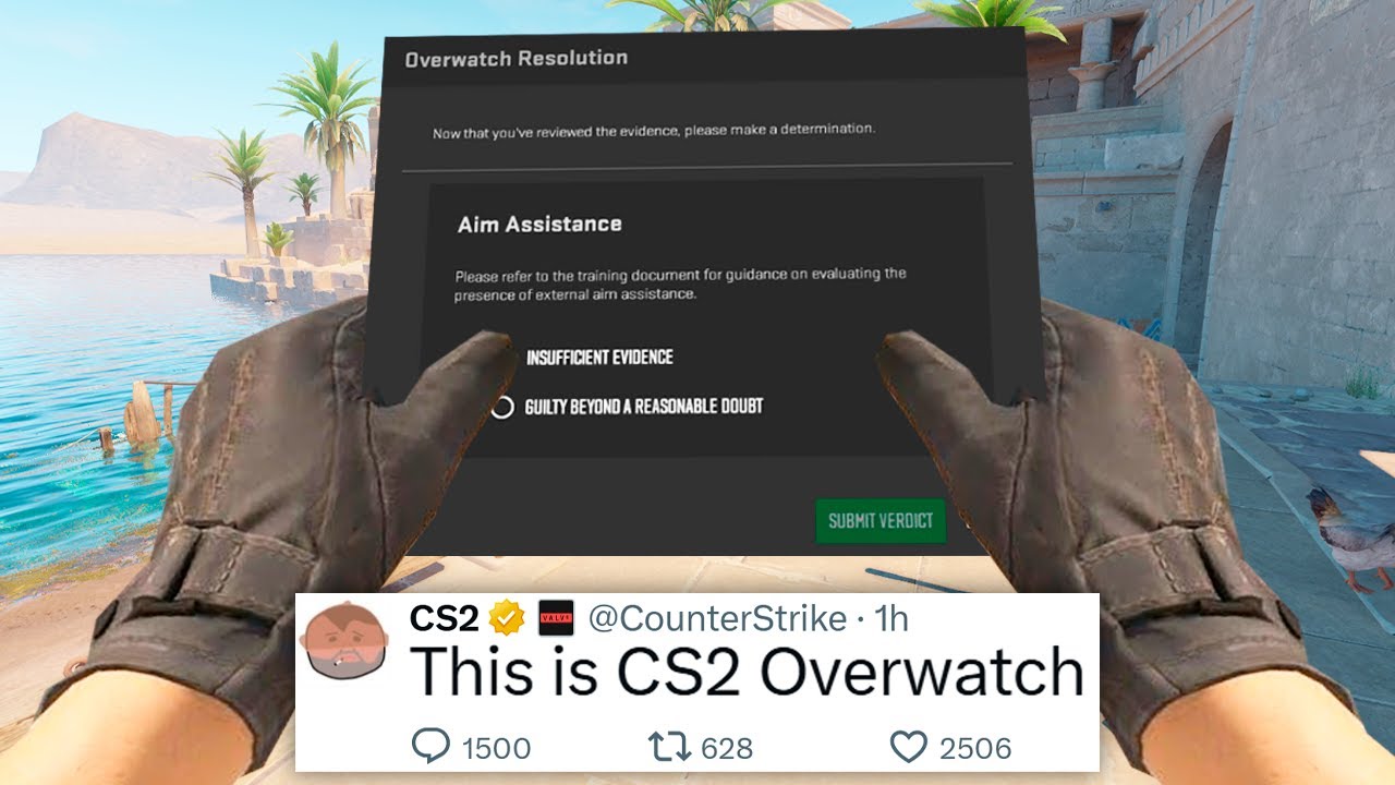 Охота на читеров в новом Overwatch для CS2!