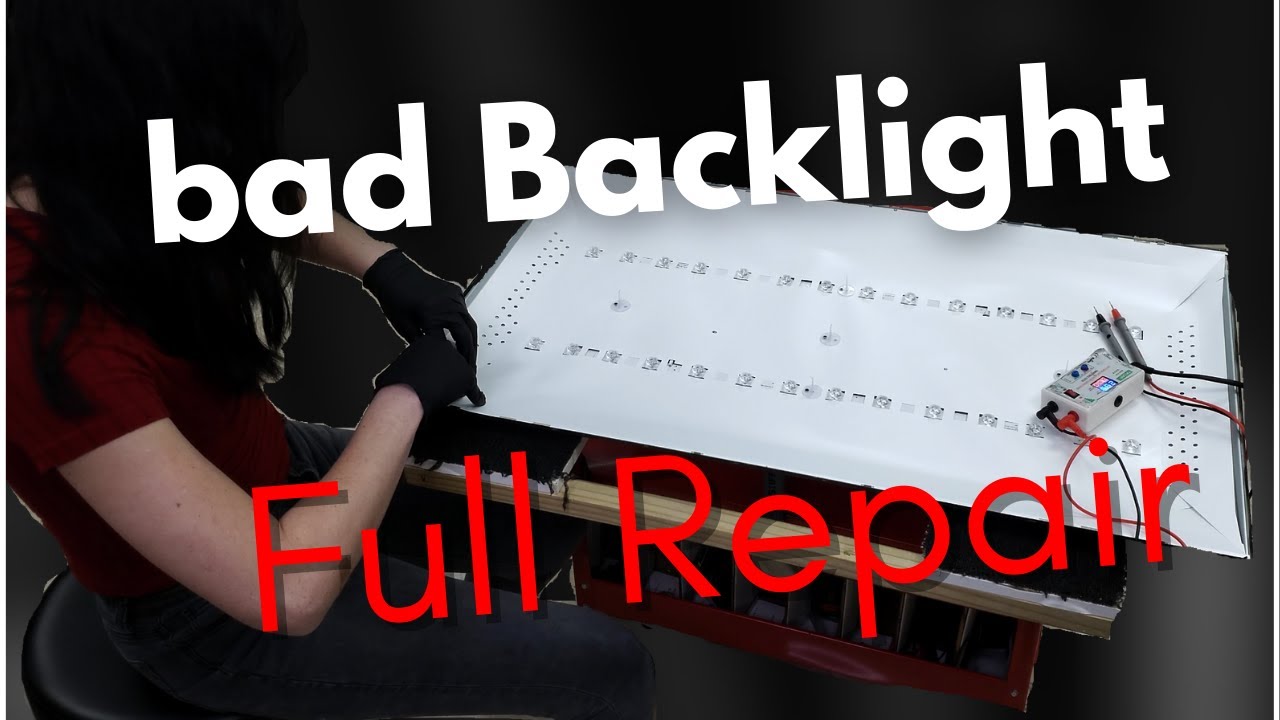 Hisense 43R6E3 Black Screen | FULL Backlight repair