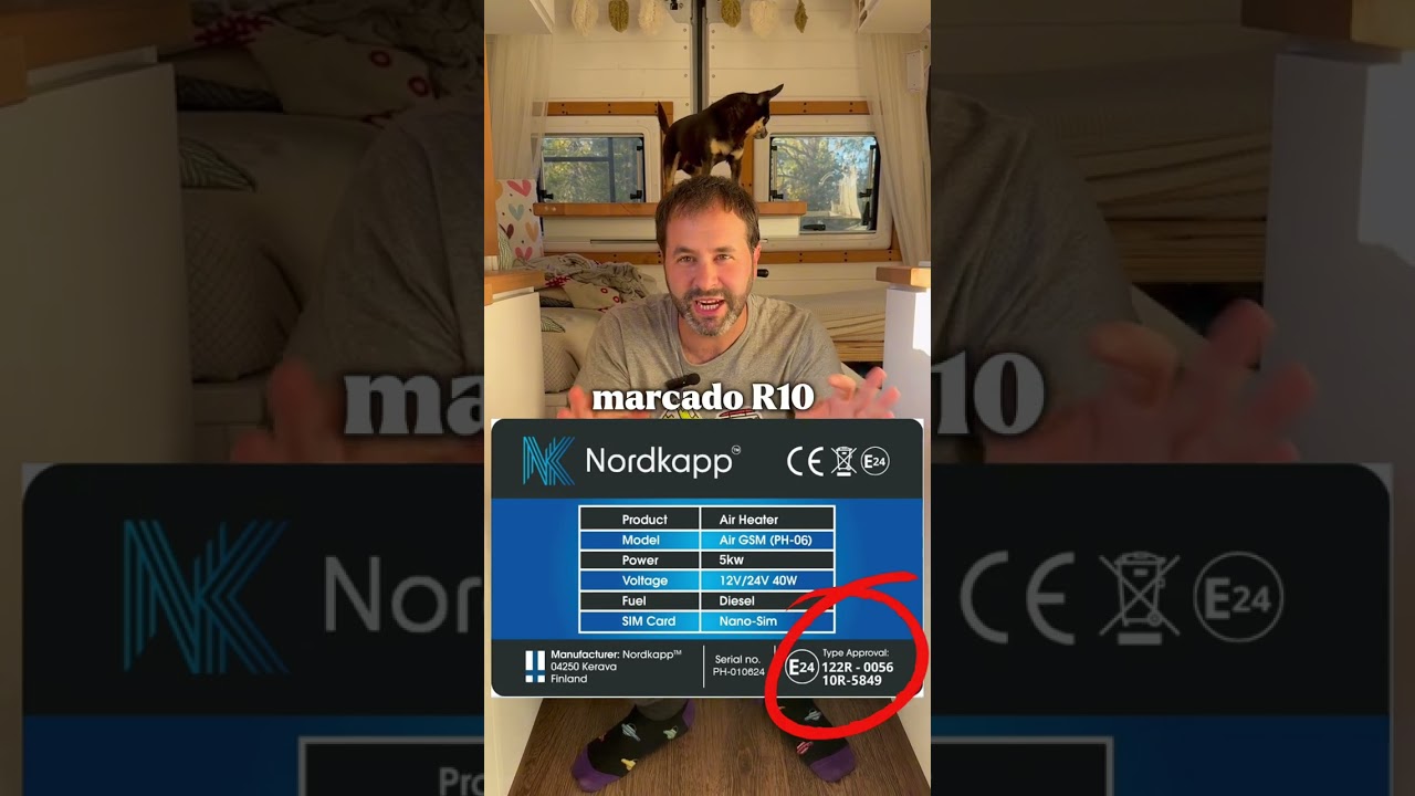 📢Calefacci&oacute;n Estacionaria NORDKAPP con R10 y R122 🚐♨️ BARATA y HOMOLOGABLE #opinionesnordkapp