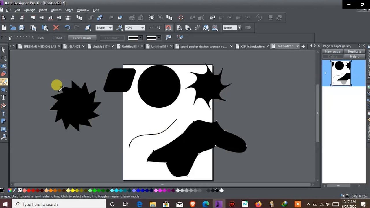 Lesson 2 - Xara Designer Tuts for Beginners - Drawing Tools