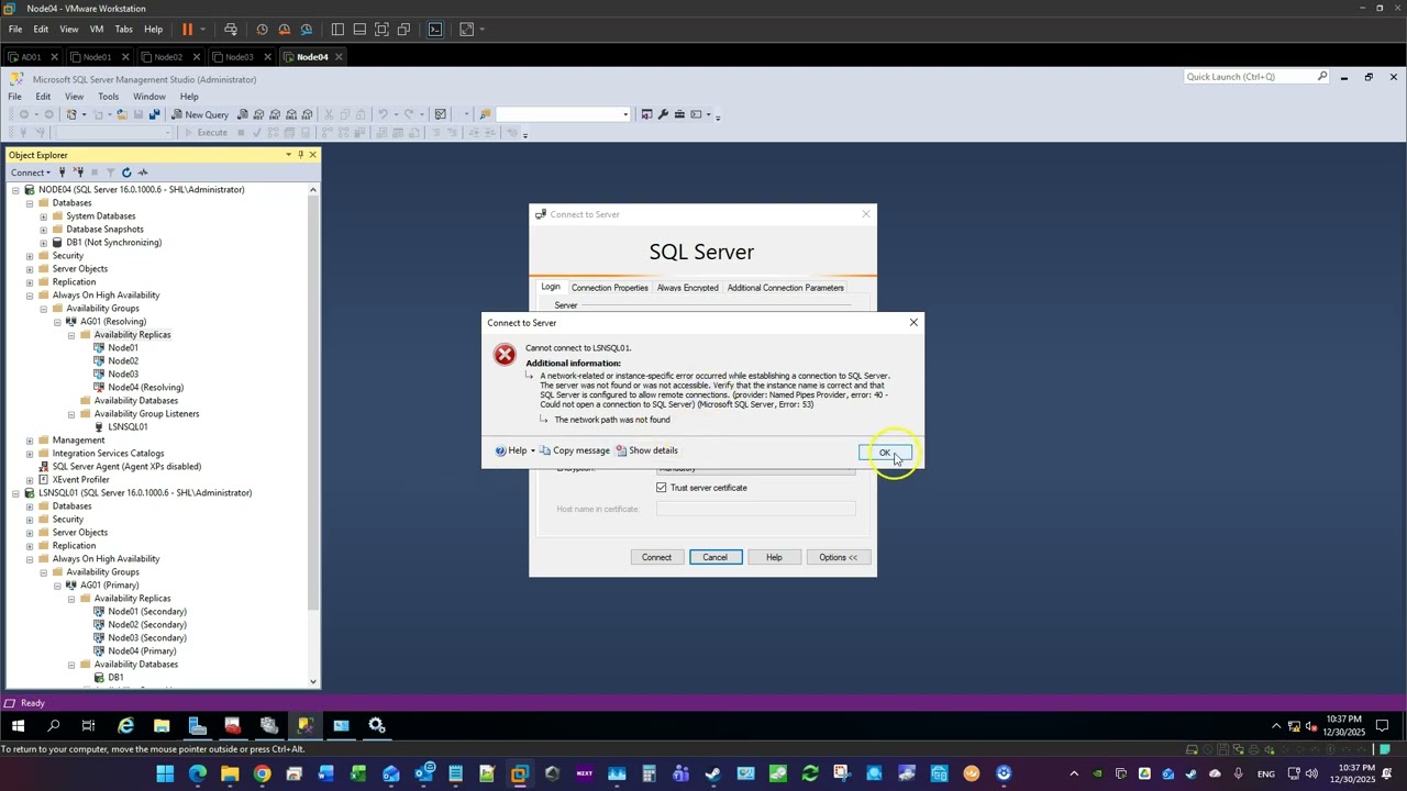 SQL Server Disaster Recovery in 15 Minutes | Recover Always On When WSFC Quorum Is Lost
