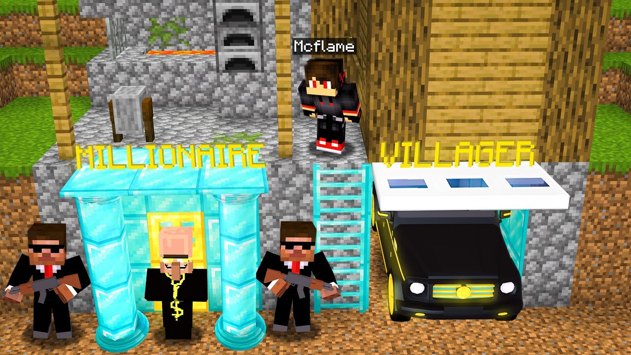 A MILLIONAIRE Villager Moved into My Basement!
