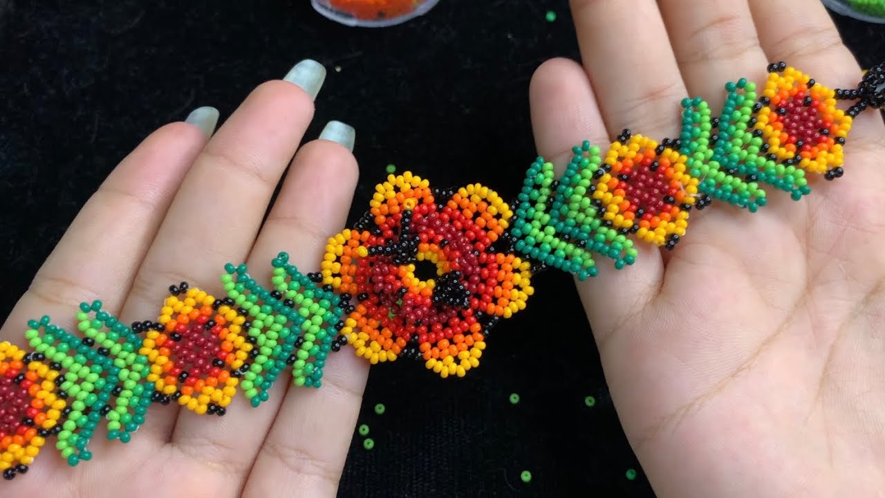PULSERA DE FLOR CON MARIPOSA 3D PASO A PASO (2/2)