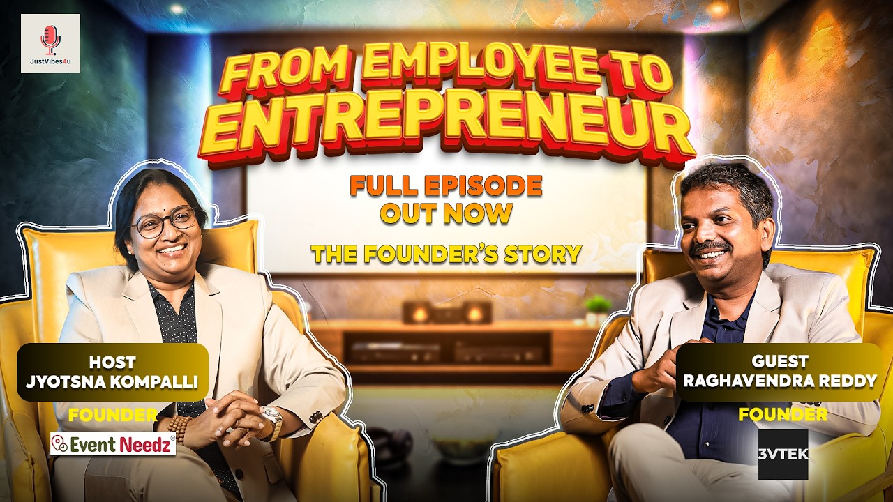 From Professional to Entrepreneur – The Journey of Raghavendra Reddy - Founder of 3VTEK