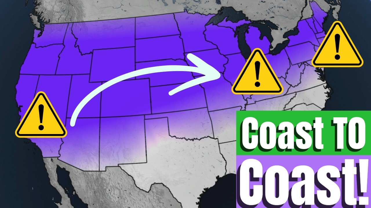 Powerful Cross-Country Storm: West Snow, Severe East, Nor'easter Threat!