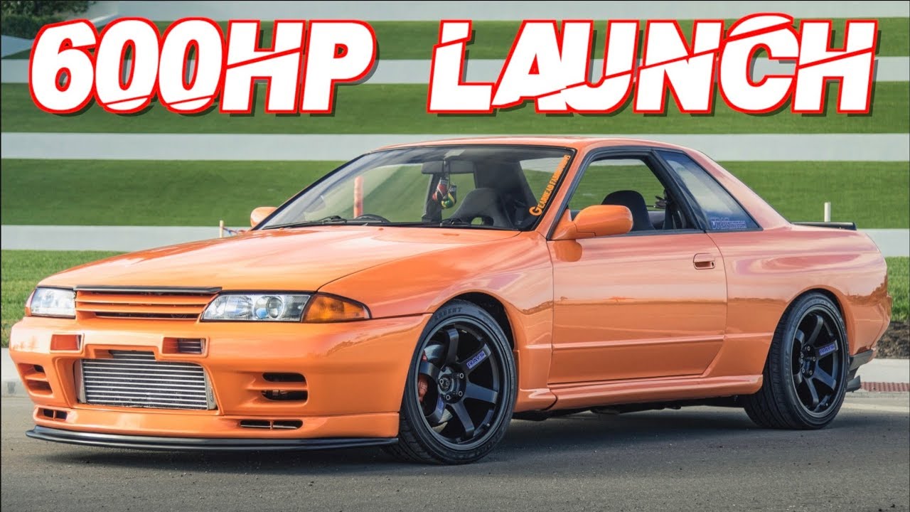 Skyline R32 GTR AWD Street Launch! 600+WHP RB26 (Amazing Sounds)