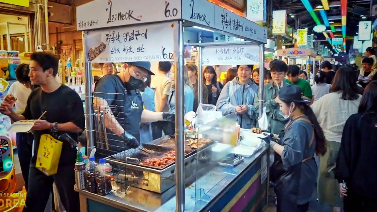 🍡전주남부시장 한옥마을 야시장, 전주한옥마을에서 걸어서 단 5분! | Jeonju Nambu Market Hanok Village Night Market