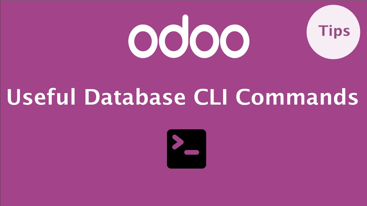 Database CLI Commands In Odoo