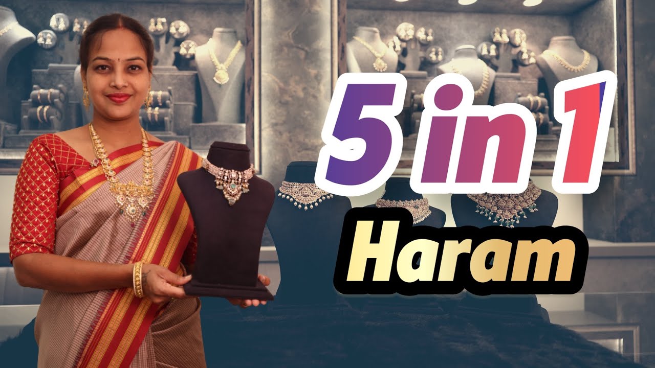 5 in 1 Haram | Gold Jewellery from Sri Bhavani Jewels | WeddingJewellery