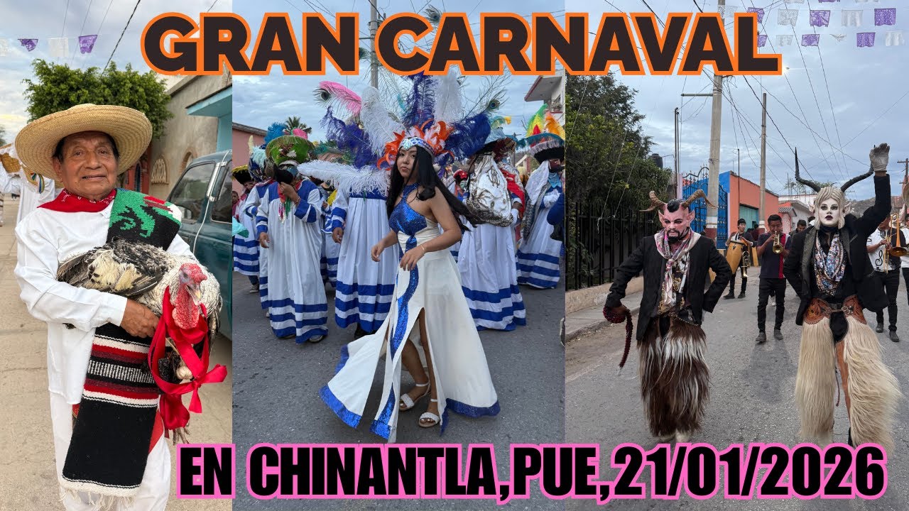 imprecionante carnaval chinantla pue 21/01/2026,tienes que verlo