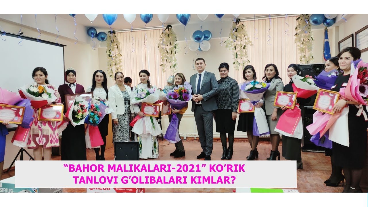 "BAHOR MALIKALARI-2021" TANLOVI G'OLIBALARI KIMLAR?