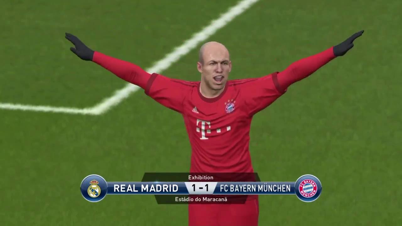 | مباراة ريال مدريد و بايرن ميونيخ بيس 2016|  PES 2016 Gameplay Real Madrid vs Bayern Munich PS4 |