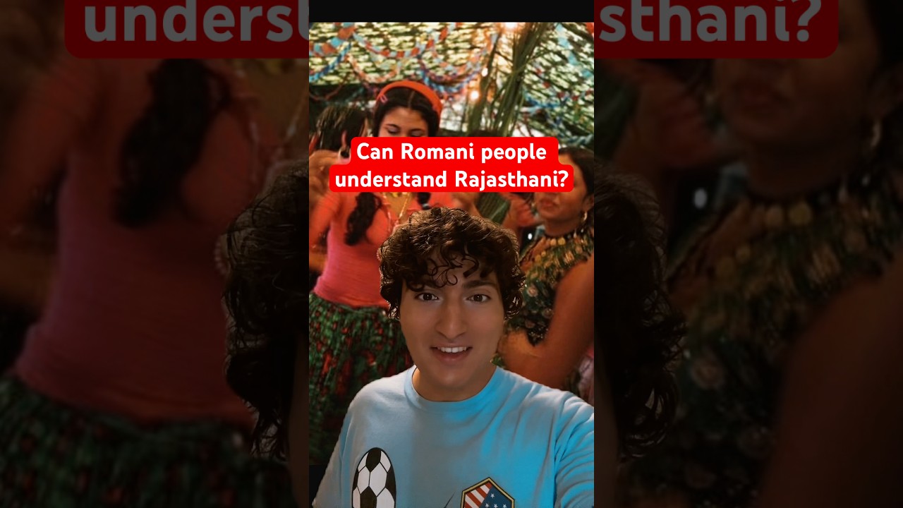 Romani and Rajasthani are so similar? #romani #india #gypsy #culture #language #rajasthan #desi
