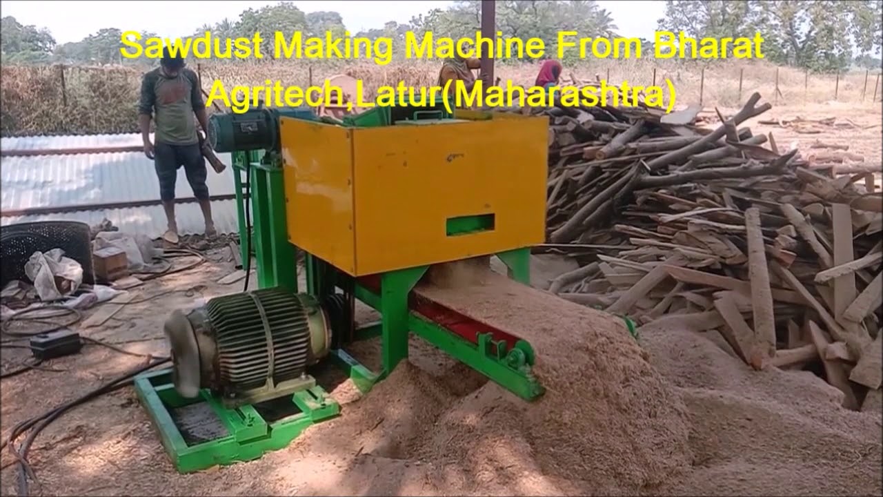 India's best Sawdust making machine manufacturer wood logs to sawdust in one go