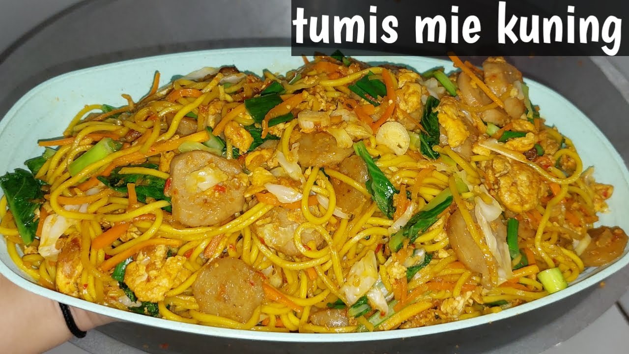 Tumis mie kuning | Mie kuning basah | Masakan sederhana sehari-hari
