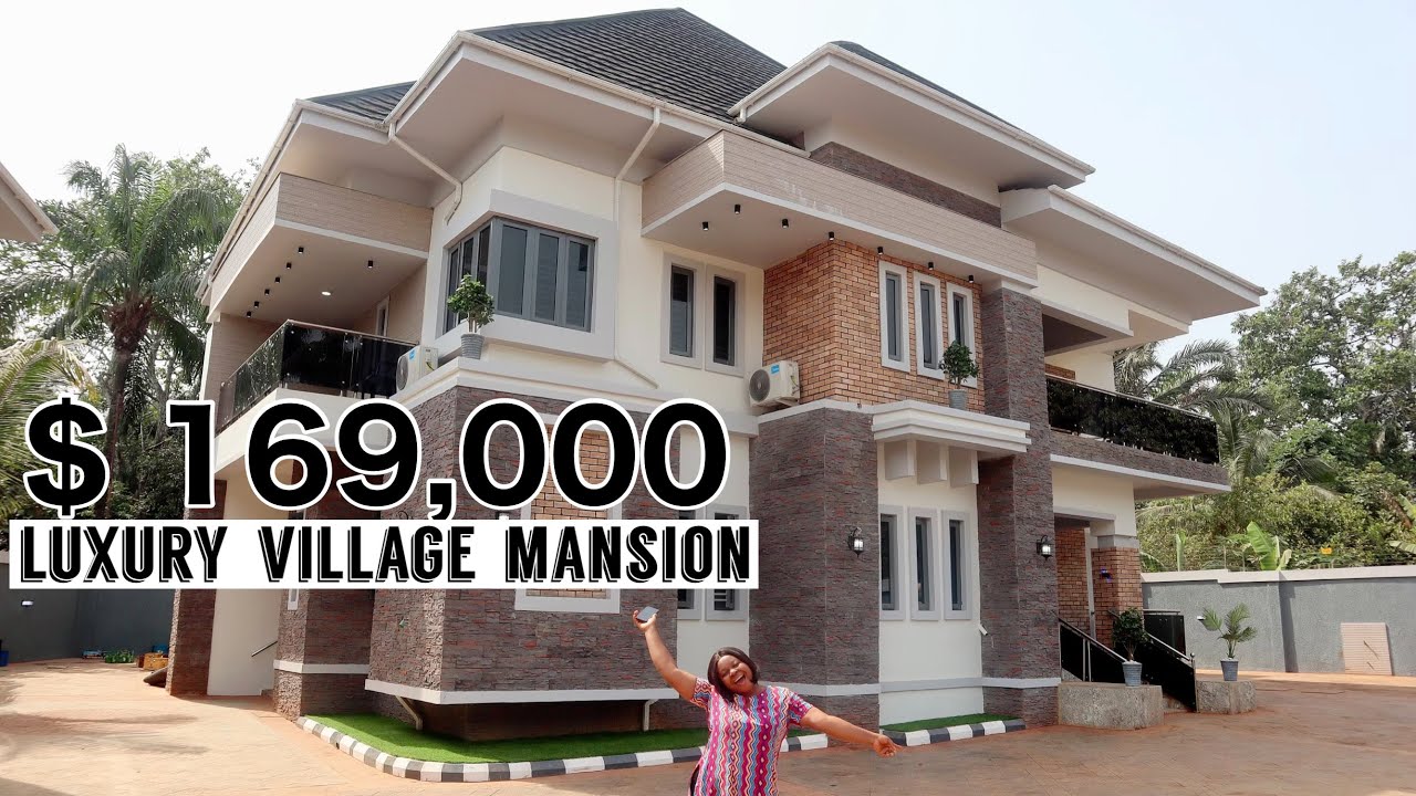 Full Tour of Our ₦70 Million Contemporary Mansion | Igbo Village Mansion #realestate #home #how