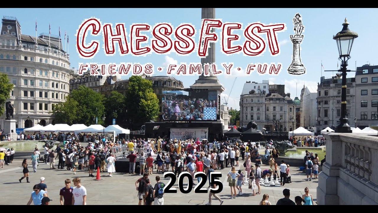 CHESS FEST 2025 at Trafalgar Square ♟️ | Epic Battles, Live Events & Street Chess!