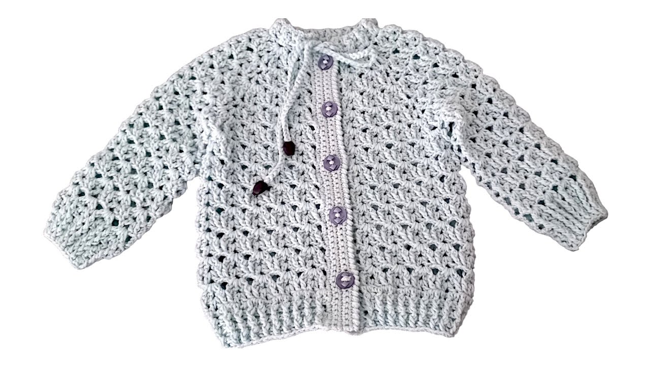 crochet sweater pattern, Crochet Baby  Sweater,  Crochet Baby Sweater Jacket