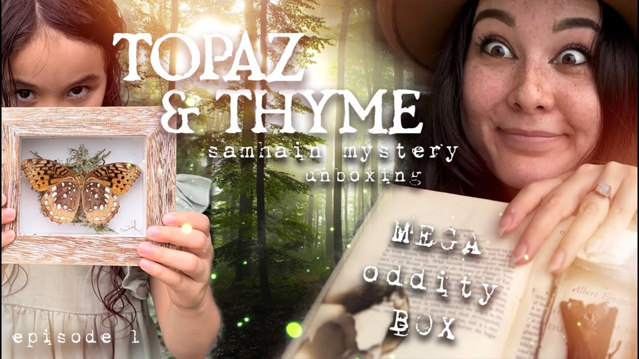 🦇 HUGE CURIO CABINET BOX!!! 🦇  35+ items! Topaz&Thyme Samhain Mystery Box Unboxing || Bumblebee Fern