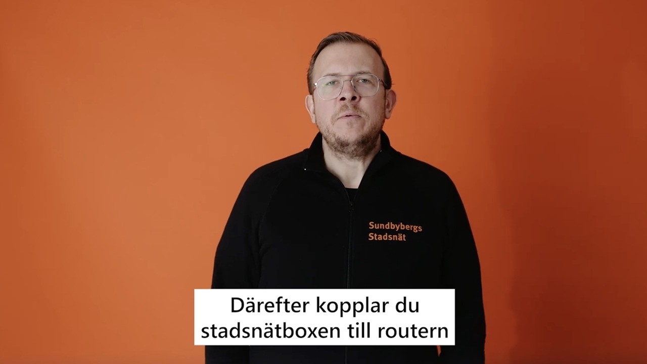 Mediaskåp och lägenhetsnät