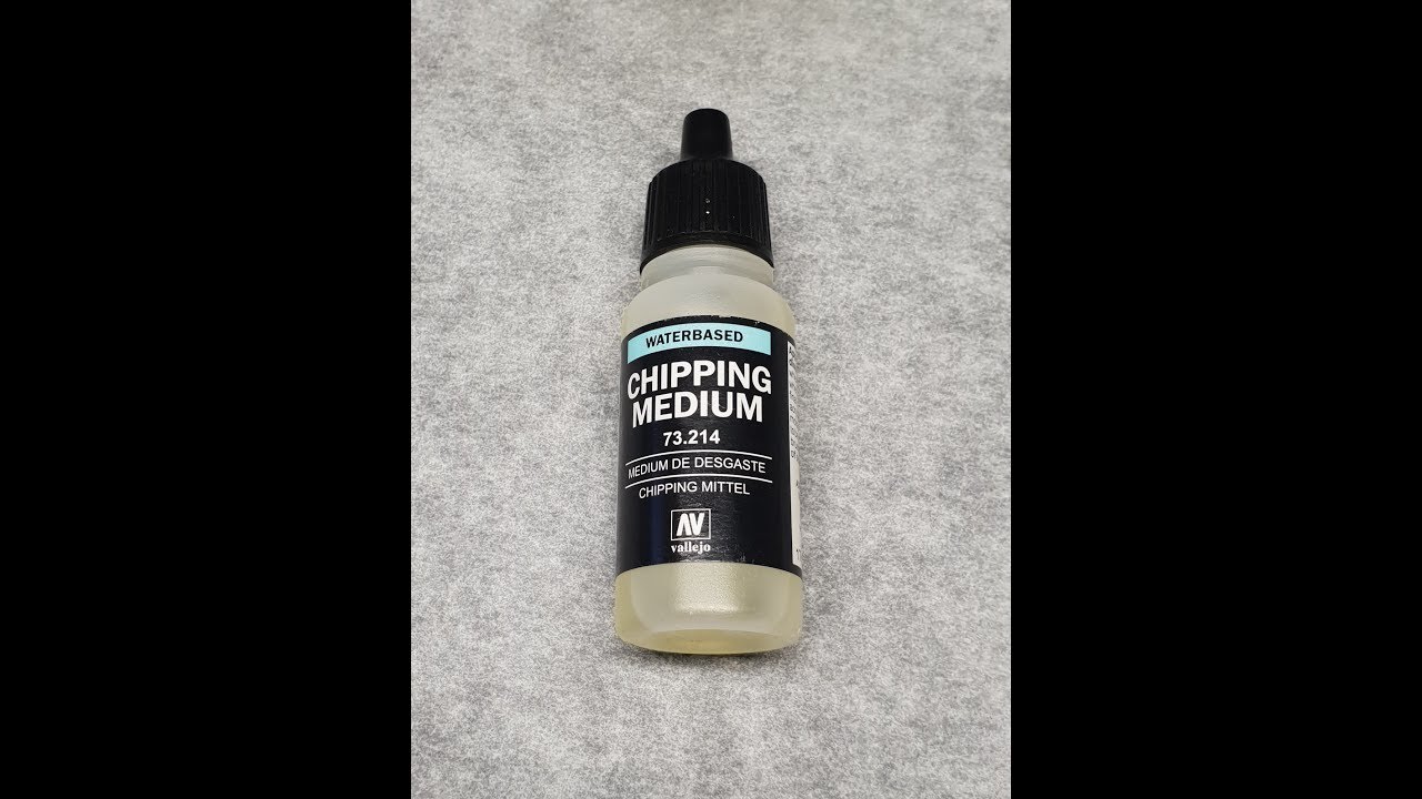 How to use Vallejo chipping medium