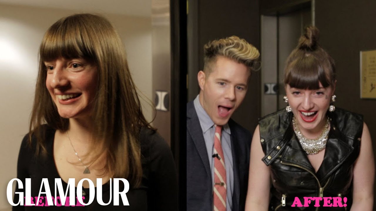 Statement Necklaces, Pomade, and Perfect Buns - Elevator Makeover | Style & Beauty | Glamour