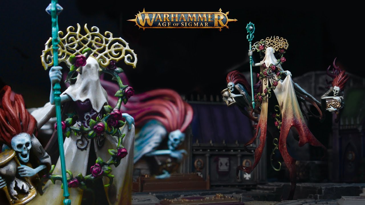 Halloween Painting:  Lady Olynder - Mortarch of Grief // Age of Sigmar // Nighthaunt