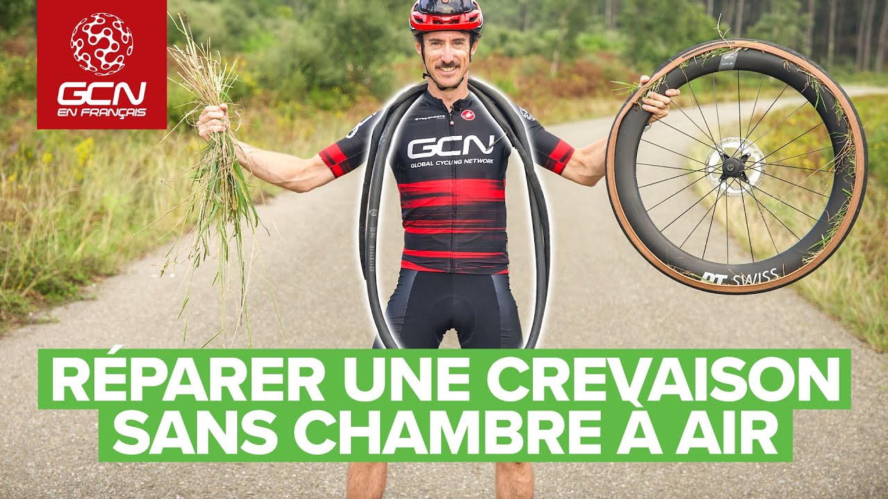 Comment réparer une crevaison sans chambre à air ?