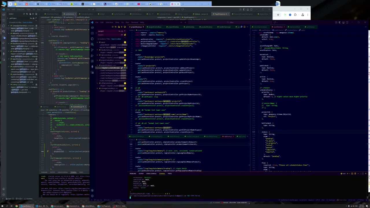 Project, Campaigns, Asset (artifacts)