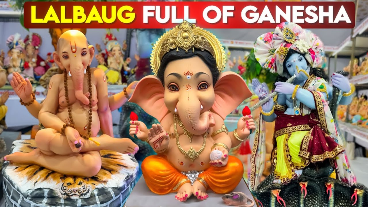 Lalbaug Full Of Ganesha 😍 | Mumbai Ganpati Workshop 2024