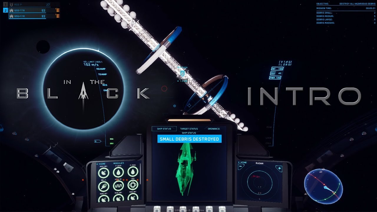 In the Black Early Access - Realistic Space Combat Sim Intro