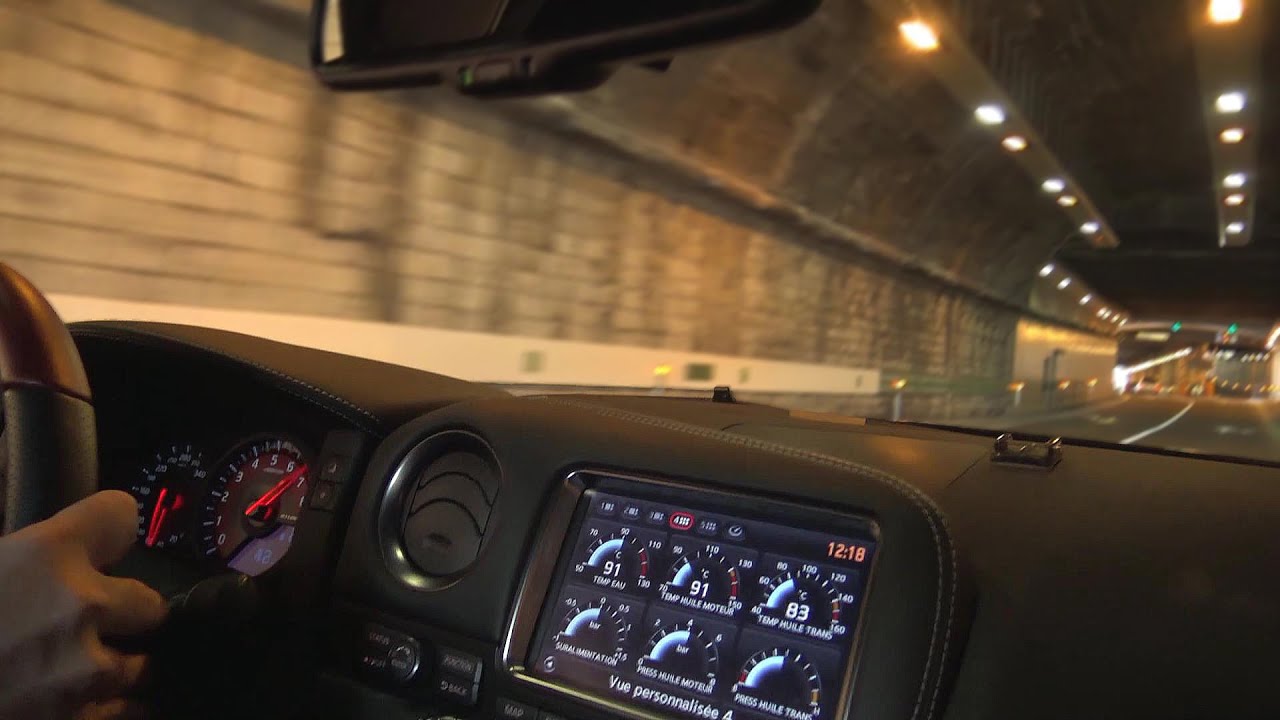 Crazy Ride in 1400HP Nissan GT-R - Full Throttle Tunnel Blasts!