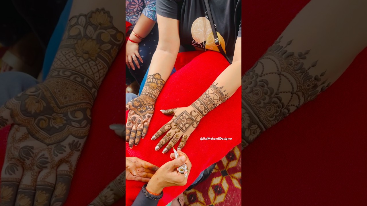 New full hand Mehndi design🤩 #mehndidesign #rajmehandidesigner #mehndi #hennadesign #mehandi #1m