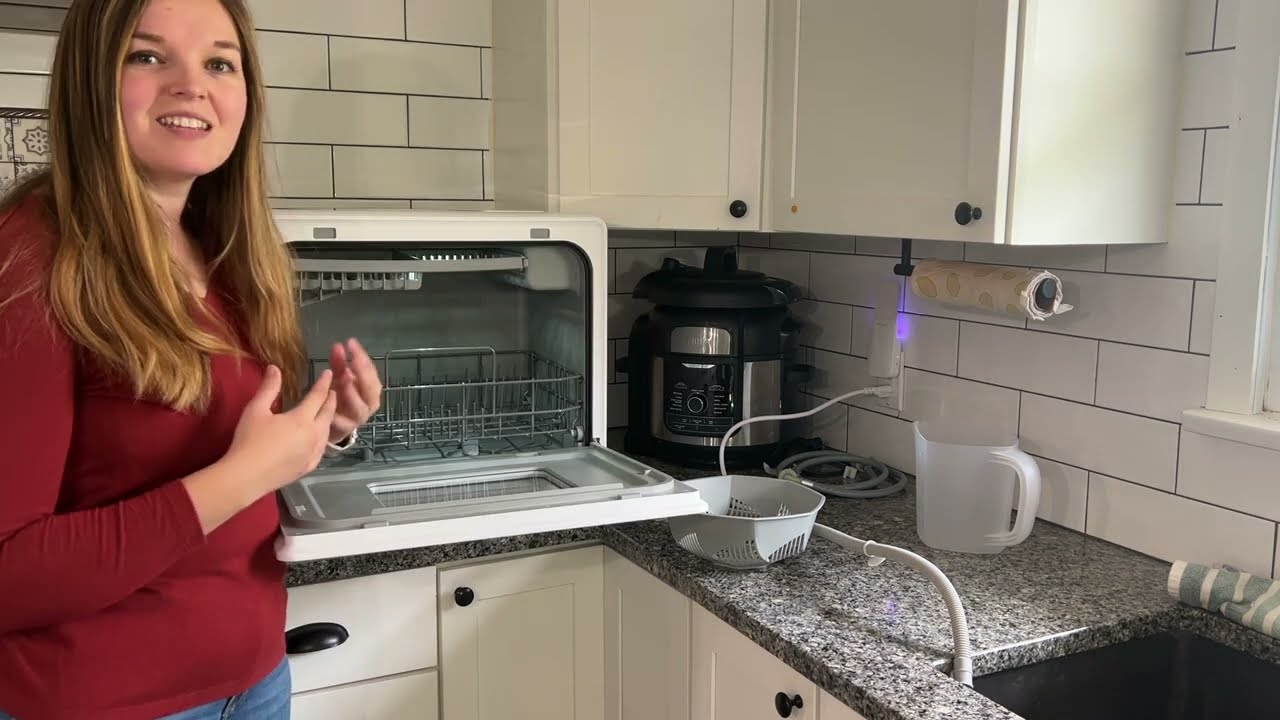 AIRMSEN&reg; | Portable Countertop Dishwasher (ZMW-DUHA01) Demo Video