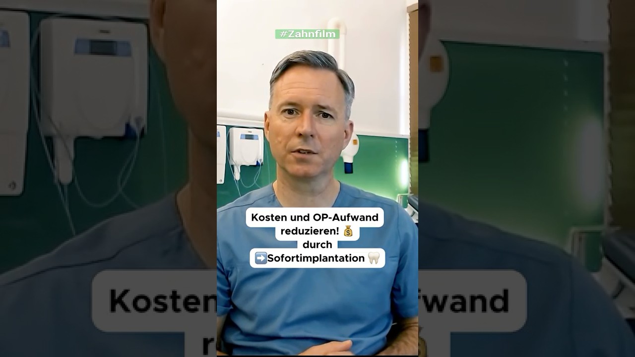 💰Kosten und OP-Aufwand reduzieren! Durch Sofortimplantation❗