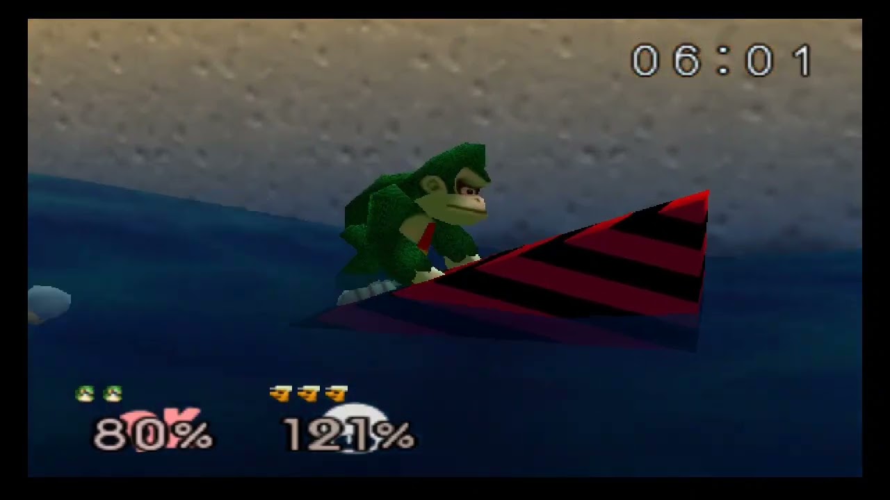 DK vs Luigi. Music was Bumpin.
