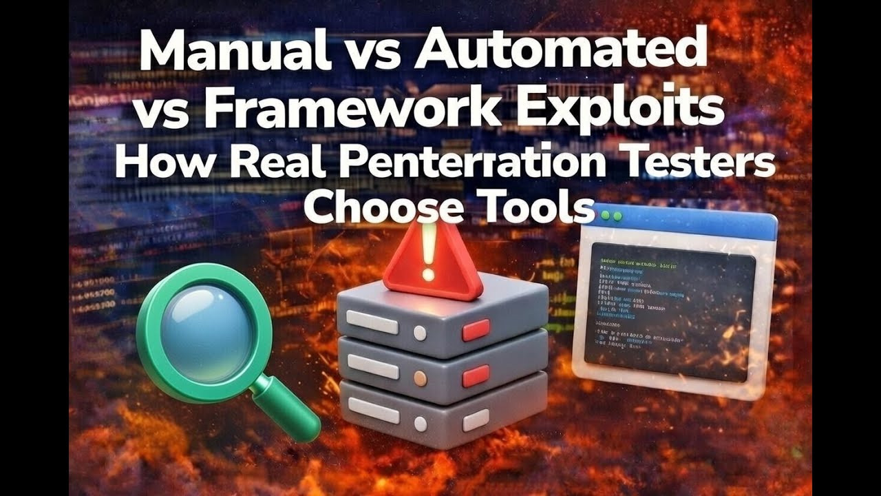 Manual vs Automated vs Framework Exploits | How Real Penetration Testers Choose Tools