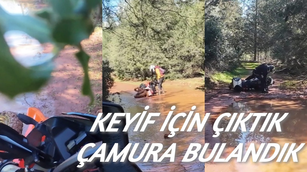Keyif Rotası Dedik! 3 KTM 890 Adventure ile Çamur Savaşı | Ekşili Göleti Yolu Sürprizleri