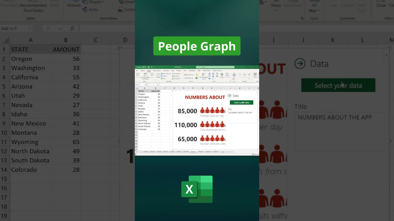 Create Stunning Infographics in Excel with People Graph!