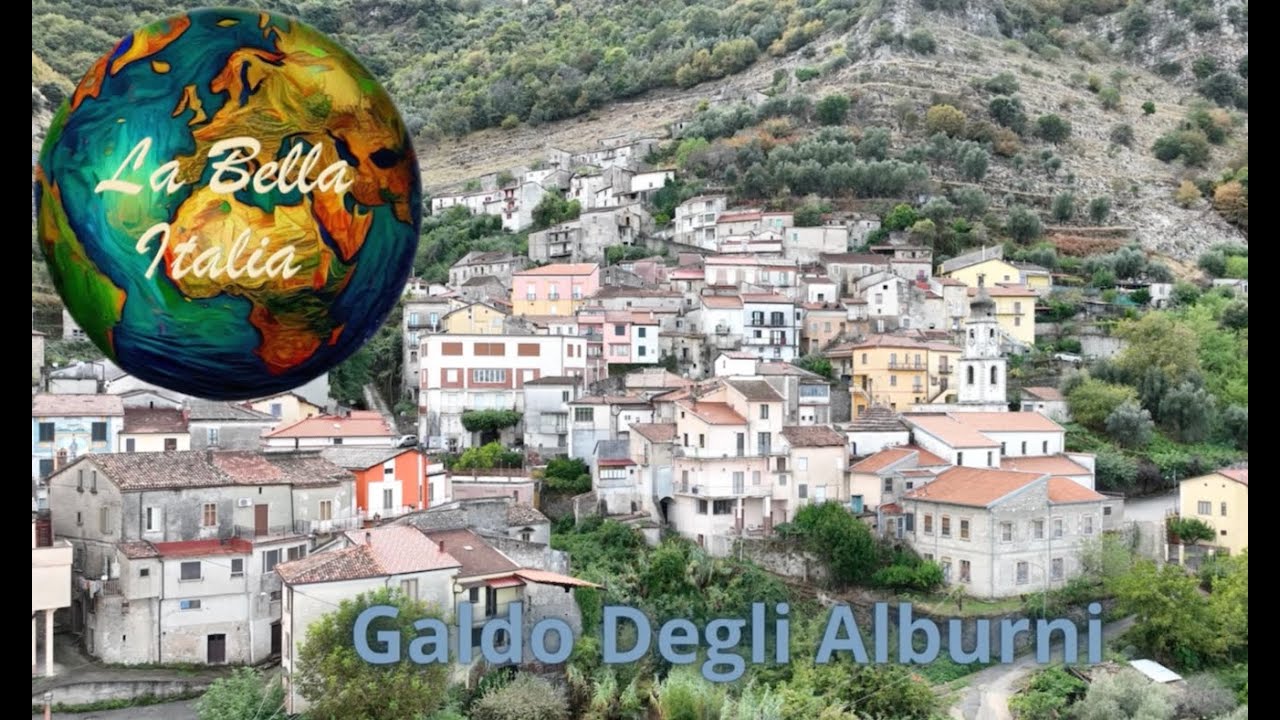 Galdo frazione di Sicignano degli Alburni (SA) - Campania - Italy - Video con drone