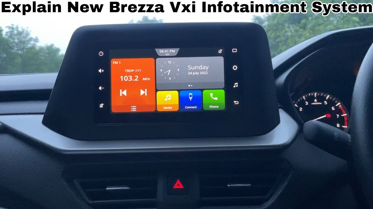 New Brezza के Infotainment System मे अच्छे Features हैं 👌| New Brezza 2022 Vxi | CAR BROTHERS |
