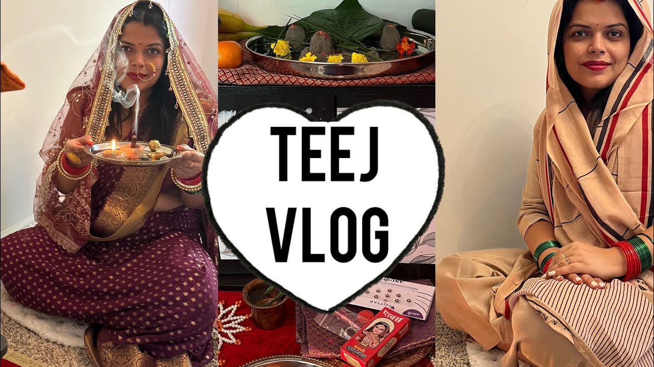 Teej Celebration in USA | Akele aise manaya main Teej Vrat 