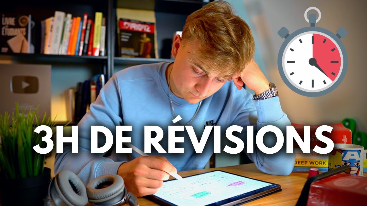 On révise 3H ensemble ! (Study with me - révisions en temps réel) Lofi Beats
