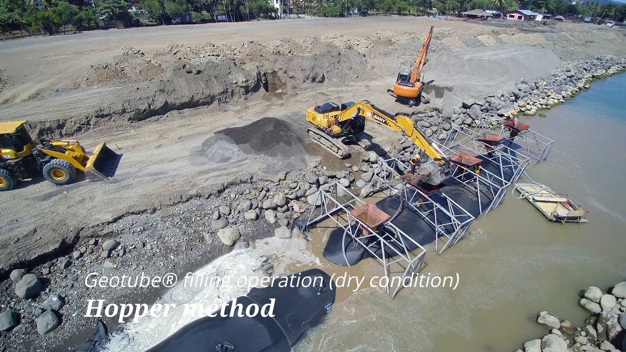 Davao Coastal Road Project - Geotube® Marine Engineering by TenCate Geosynthetics