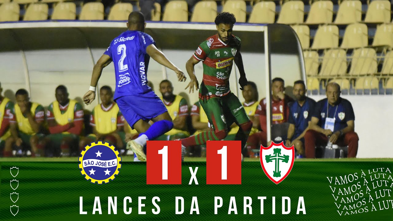 CP | Lances da Partida SÃO JOSÉ 1 x 1 PORTUGUESA - 08/07/2023 || LUSA TV