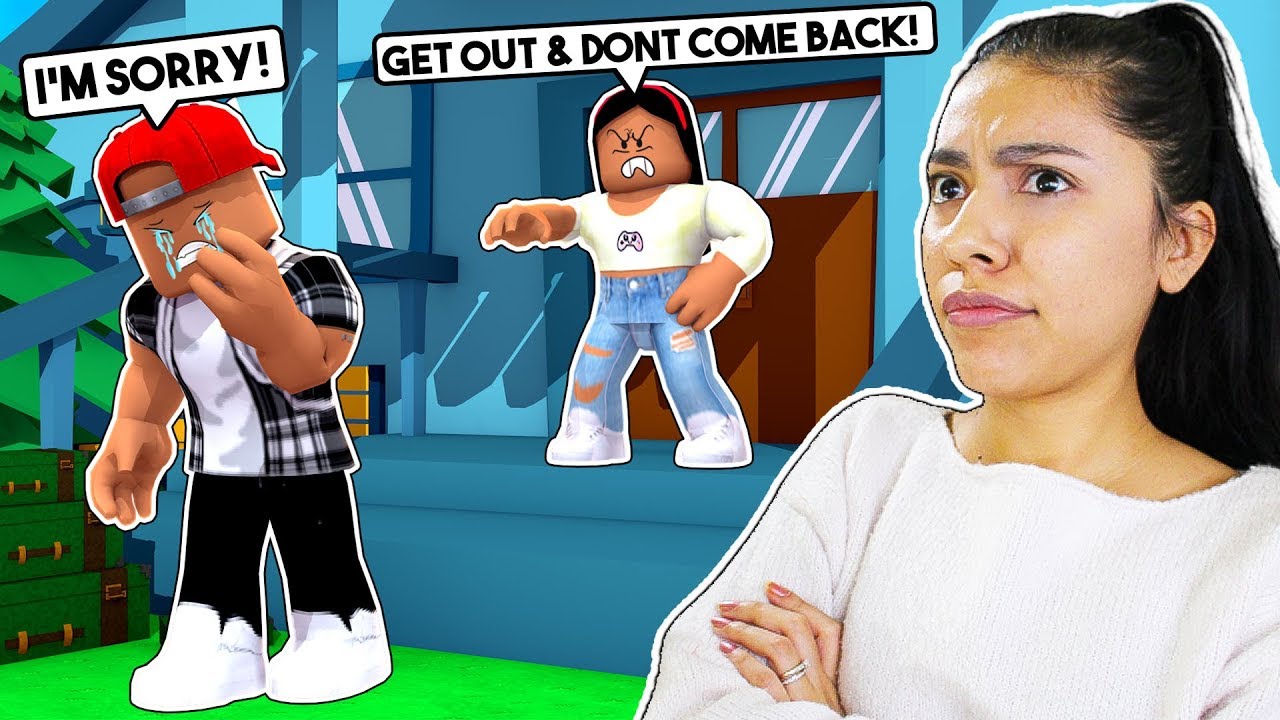 I KICKED MY BOYFRIEND OUT OF THE HOUSE FOR CHEATING ON ME! - Roblox