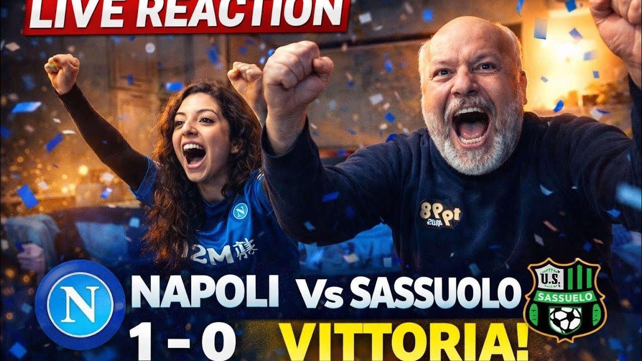 CHE SOFFERENZA! 😱 Napoli–Sassuolo 1-0 | LIVE REACTION + 3 INFORTUNI