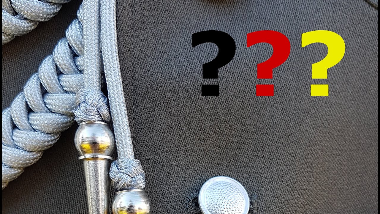 How to attach an East German Officer Parade Lanyard! (DDR Uniform Tutorial)